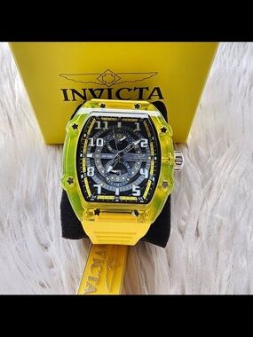 Invicta Men's Yellow Chronograph Watch